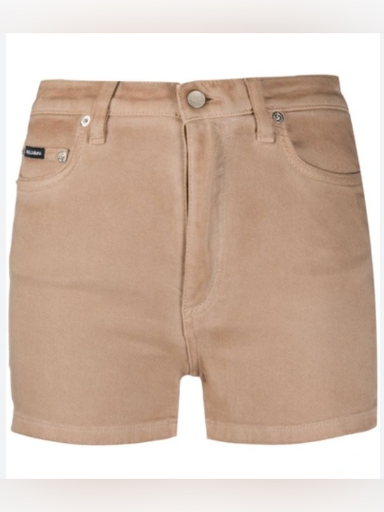 Dolce & Gabbana Pants - Dolce & Gabbana Tan Denim Women's Shorts
